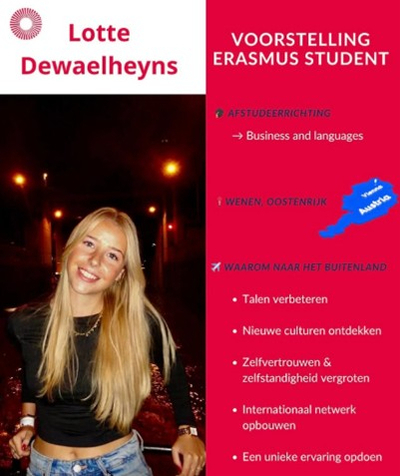 Lotte Dewaelheyns, student Business & Languages