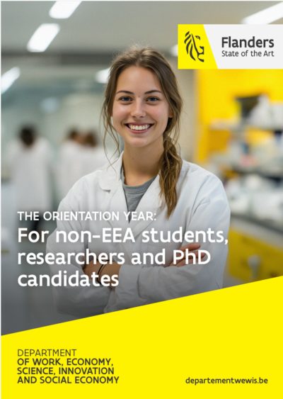 cover of brochure about orientation year aka job-seeking year after graduation